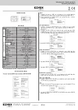 Предварительный просмотр 2 страницы Elvox 46633.220 Operating Instruction