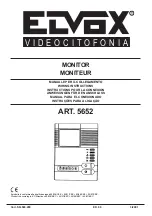 Elvox 5652 Wiring Instructions preview