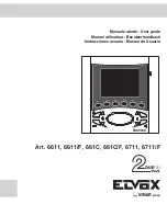 Предварительный просмотр 1 страницы Elvox 6611 User Manual