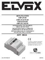 Предварительный просмотр 1 страницы Elvox 692A Wiring Instructions