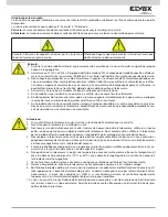 Preview for 4 page of Elvox FW-V 3.00 Operation Manual