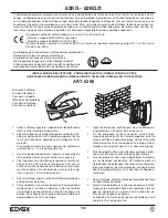 Preview for 7 page of Elvox Petrarca 62KG Installation And Operation Manual