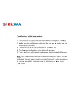 Предварительный просмотр 9 страницы Elwa Hotrun Service Manual