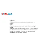 Предварительный просмотр 11 страницы Elwa Hotrun Service Manual