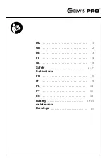 Preview for 2 page of Elwis PRO C600-R Manual