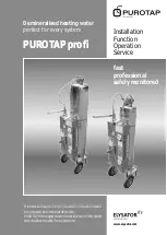 elysator PUROTAP profi Installation Function Operation Service preview