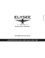 Preview for 1 page of Elysee Citizen 820A Instruction Manual