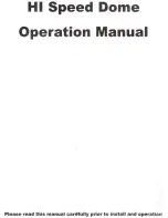 Elyssa EDV-PTZ600DN Operation Manual предпросмотр