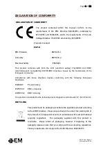 Предварительный просмотр 4 страницы EM Acoustics ESP-8 Manual