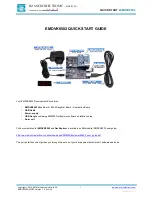 Предварительный просмотр 1 страницы EM Microelectronic EMDVK8502 Quick Start Manual