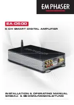 Предварительный просмотр 1 страницы EM Phaser EA-D500 Installation & Operating Manual