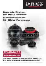 Предварительный просмотр 1 страницы EM Phaser EM-BMWF1 Installation & Operating Manual