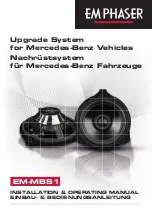 Preview for 1 page of EM Phaser EM-MBS1 Installation & Operating Manual