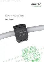 Preview for 1 page of em-tec BioProTT Clamp-On SL User Manual