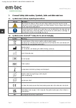 Preview for 6 page of em-tec BioProTT Clamp-On SL User Manual