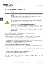 Preview for 10 page of em-tec BioProTT Clamp-On SL User Manual