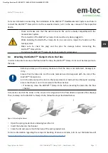 Preview for 11 page of em-tec BioProTT Clamp-On SL User Manual