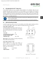 Preview for 15 page of em-tec BioProTT Clamp-On SL User Manual