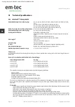 Preview for 22 page of em-tec BioProTT Clamp-On SL User Manual