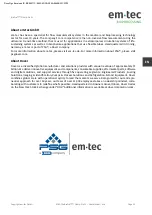 Preview for 25 page of em-tec BioProTT Clamp-On SL User Manual