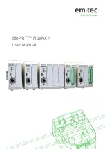 Предварительный просмотр 1 страницы em-tec BioProTT FlowMCP User Manual