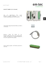 Предварительный просмотр 13 страницы em-tec BioProTT FlowMCP User Manual