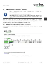 Предварительный просмотр 27 страницы em-tec BioProTT FlowMCP User Manual