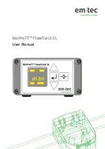 Предварительный просмотр 1 страницы em-tec BioProTT FlowTrack SL User Manual