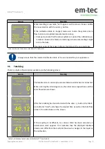 Предварительный просмотр 27 страницы em-tec BioProTT FlowTrack SL User Manual