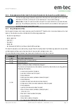 Предварительный просмотр 31 страницы em-tec BioProTT FlowTrack SL User Manual