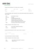 Preview for 34 page of em-tec BioProTT FlowTrack SL User Manual