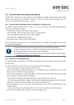 Preview for 35 page of em-tec BioProTT FlowTrack SL User Manual