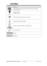 Предварительный просмотр 11 страницы em-tec BioProTT Operating Instructions Manual