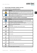 Preview for 7 page of em-tec SonoTT Operating Instructions Manual