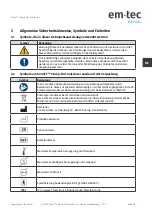 Предварительный просмотр 29 страницы em-tec SonoTT Operating Instructions Manual