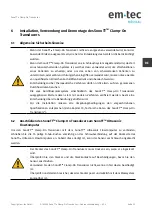 Предварительный просмотр 35 страницы em-tec SonoTT Operating Instructions Manual