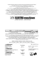 Предварительный просмотр 81 страницы EM E 241 Instructions For Use Manual