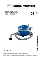 Предварительный просмотр 1 страницы EM MC 2600 S Operating Instructions Manual