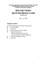 Preview for 1 page of EMAC IBX-200-VX800 Quick Installation Manual