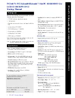 Preview for 1 page of EMAC PCI-6871 Startup Manual