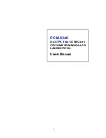 Предварительный просмотр 1 страницы EMAC PCM-9340F-0CA1 User Manual