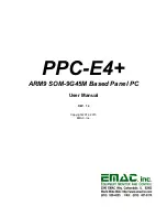 Preview for 1 page of EMAC PPC-E4+ User Manual