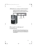 Предварительный просмотр 9 страницы eMachines E4264 Reference Manual