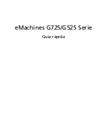 eMachines G525 Series (Spanish) Guía Rápida preview