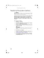 Предварительный просмотр 50 страницы eMachines W3650 Reference Manual