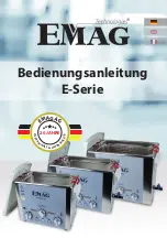 EMAG E Series User Manual preview