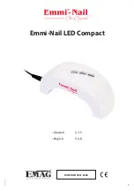 EMAG Emmi-Nail LED Compact Operating Instructions Manual предпросмотр