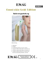 Preview for 1 page of EMAG Emmi-skin Gold Edition Operating Manual