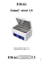 EMAG Emmi steri 15 Operating Instruction предпросмотр