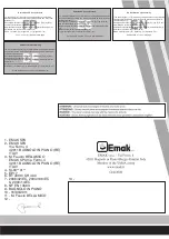 Preview for 60 page of EMAK BT 4000 Instructions For Use Manual